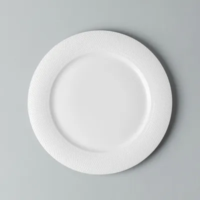 A La Carte 'Diamond' Porcelain Side Plate (White)