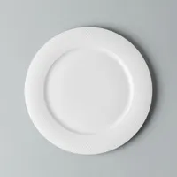 A La Carte 'Diamond' Porcelain Side Plate (White)