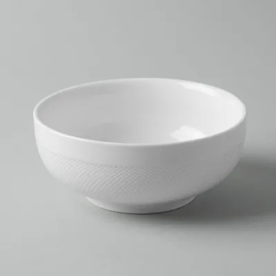 A La Carte 'Diamond' Porcelain Cereal Bowl (White)