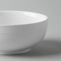 A La Carte 'Diamond' Porcelain Cereal Bowl (White)