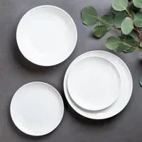 A La Carte 'Ashford Coupe' Porcelain Side Plate (White)