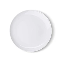 A La Carte 'Ashford Coupe' Porcelain Dinner Plate (White)
