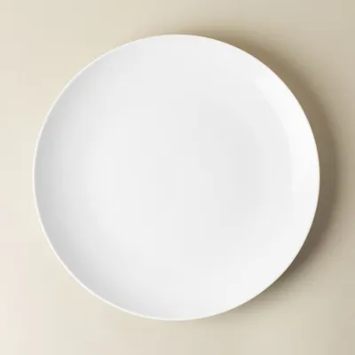 A La Carte 'Ashford Coupe' Porcelain Dinner Plate (White)