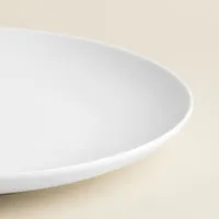 A La Carte 'Ashford Coupe' Porcelain Dinner Plate (White)