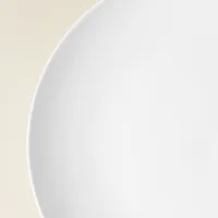 A La Carte 'Ashford Coupe' Porcelain Dinner Plate (White)