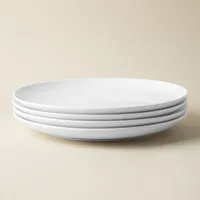 A La Carte 'Ashford Coupe' Porcelain Dinner Plate (White)