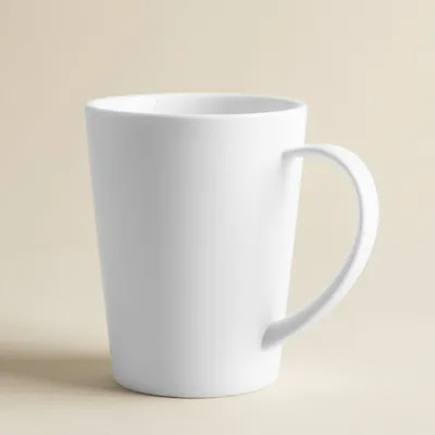 A La Carte 'Oxford' Porcelain Mug 400ml (White)