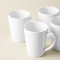 A La Carte 'Oxford' Porcelain Mug 400ml (White)