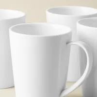 A La Carte 'Oxford' Porcelain Mug 400ml (White)