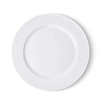 A La Carte 'Oxford' Porcelain Dinner Plate (White)