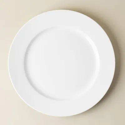 A La Carte 'Oxford' Porcelain Dinner Plate (White)