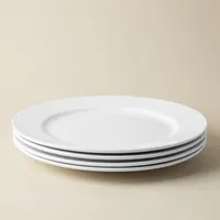 A La Carte 'Oxford' Porcelain Dinner Plate (White)