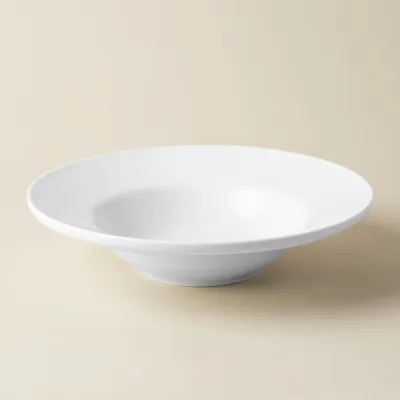 A La Carte 'Oxford' Porcelain Soup- Pasta Plate (White)