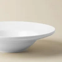 A La Carte 'Oxford' Porcelain Soup- Pasta Plate (White)