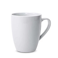 A La Carte 'Oxford' Porcelain Bullet Mug 400ml (White)