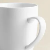 A La Carte 'Oxford' Porcelain Bullet Mug 400ml (White)