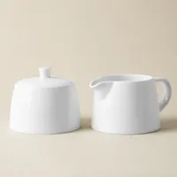 A La Carte 'Essentials' Porcelain Cream & Sugar - Set of 2 (White)