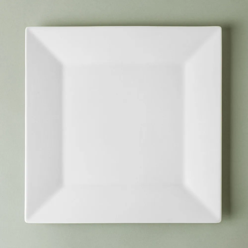 A La Carte 'Essentials' Porcelain Platter 12"sq. (White)