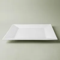 A La Carte 'Essentials' Porcelain Platter 12"sq.  (White)