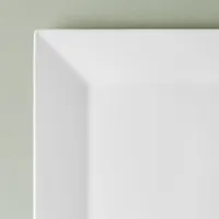 A La Carte 'Essentials' Porcelain Platter 12"sq.  (White)