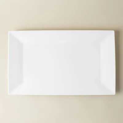 A La Carte 'Essentials' Porcelain Platter 15" (White)