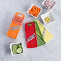 KSP Quick Prep Mandoline Slicer and Grater - Set of 7 (Multi Colour)