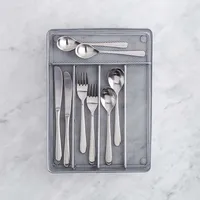 KSP Mesh Cutlery Tray - Small (Silver) 32 x 23.5 x 5 cm