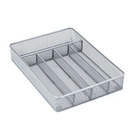 KSP Mesh Cutlery Tray - Small (Silver) 32 x 23.5 x 5 cm