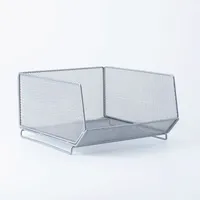 KSP Mesh Stacking Storage Bin (Silver) 24 x 30 x 16 cm