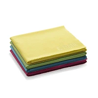 E-Cloth Glass Microfiber Cleaning Cloth - Set of 4 (Multi Colour)