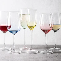 KSP Mingle Rainbow Champagne Glass - Set of 4 (7.2oz.)