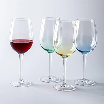 KSP Mingle Rainbow Red Wine Glass - Set of 4 (11.8oz.)