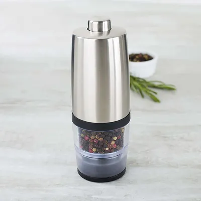 KSP Mini Battery Pepper Mill (Stainless Steel)