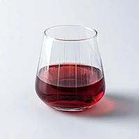 KSP Soiree Etched Stemless Wine Glass - Set of 4 (11.5oz)