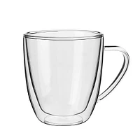 KSP Milano Double Wall Glass Mug - 310 ml, Set of 2