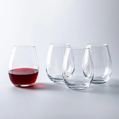 KSP Icon Stemless Red Wine Glass - Set of 4 (18.5oz.)