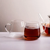 KSP Monza Borosilicate Glass Mug - Set of 2 (Clear) 480ml