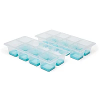 KSP Pop Out Ice Cube Tray - Set of 2 (Blue)