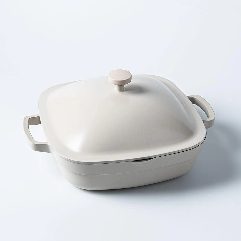 One-Pan Quadra Low Casserole with Lid 26 Cm / 3.8 L (Cream)
