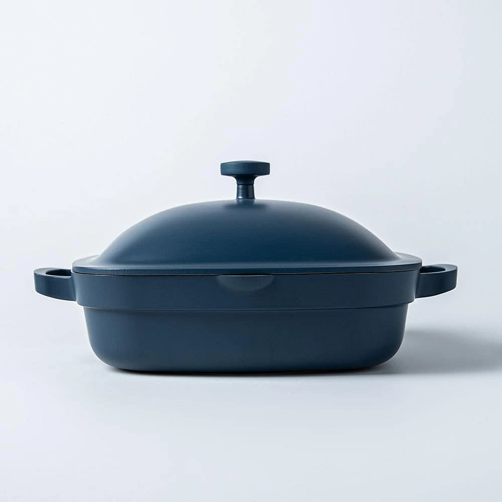 One-Pan Quadra Low Casserole with Lid 26 Cm / 3.8 L (Blue Salt)