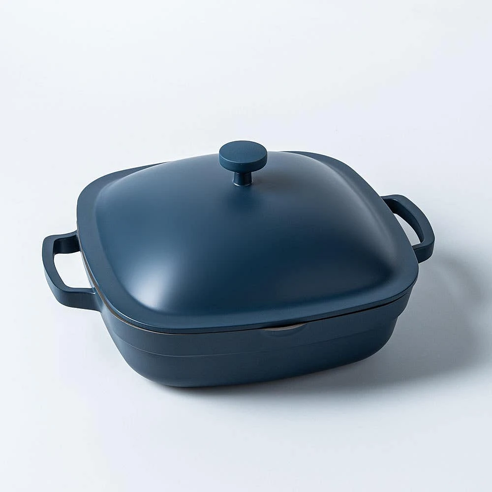One-Pan Quadra Low Casserole with Lid 26 Cm / 3.8 L (Blue Salt)