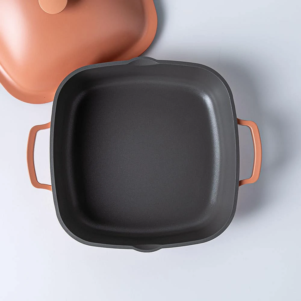 One-Pan Quadra Low Casserole with Lid 26 Cm / 3.8 L (Spice)