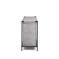 KSP Softstor 'Linen Look' Fabric Shoe Cabinet (Grey)