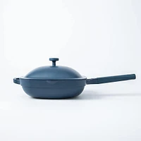 KSP One-Pan Deep Fry Pan-W Steamer 10in (Blue Salt)