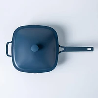 KSP One-Pan Deep Fry Pan-W Steamer 10in (Blue Salt)
