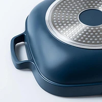 KSP One-Pan Deep Fry Pan-W Steamer 10in (Blue Salt)