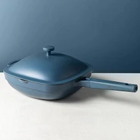 KSP One-Pan Deep Fry Pan-W Steamer 10in (Blue Salt)