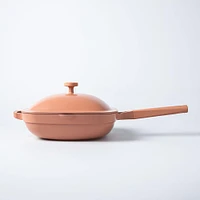 One-Pan Quadra Deep Fry Pan-W Steamer 10in 26 Cm / 3.7 L (Spice)