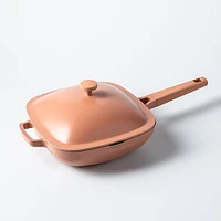 One-Pan Quadra Deep Fry Pan-W Steamer 10in 26 Cm / 3.7 L (Spice)
