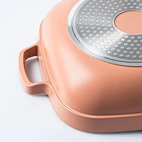 One-Pan Quadra Deep Fry Pan-W Steamer 10in 26 Cm / 3.7 L (Spice)